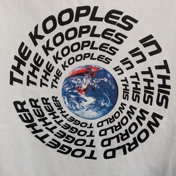 ⭐NWOT⭐ The Kooples Planet Motif Cotton T-Shirt - Picture 2 of 5